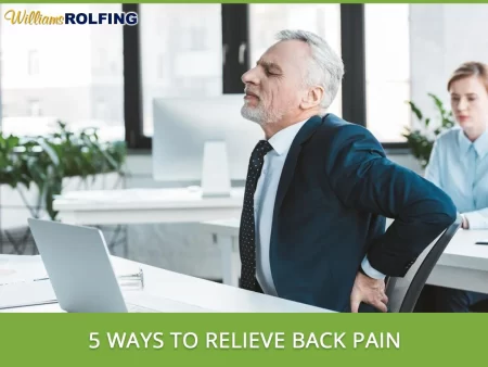 five ways you could relieve back pain